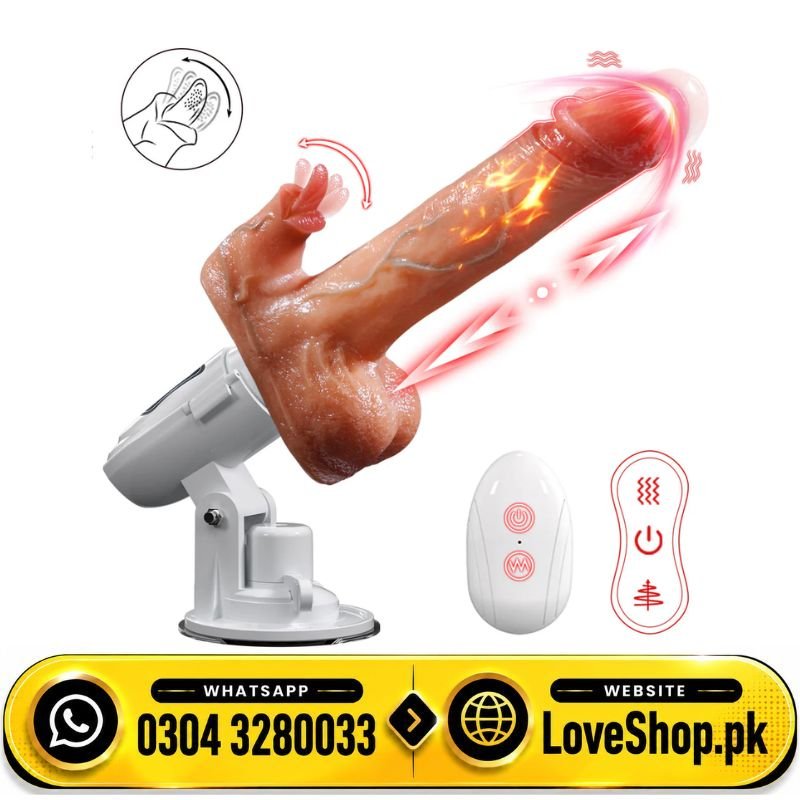 5 In 1 Realistic Smart Heating Dildo With 8 Vibrations & Thrusting Modes