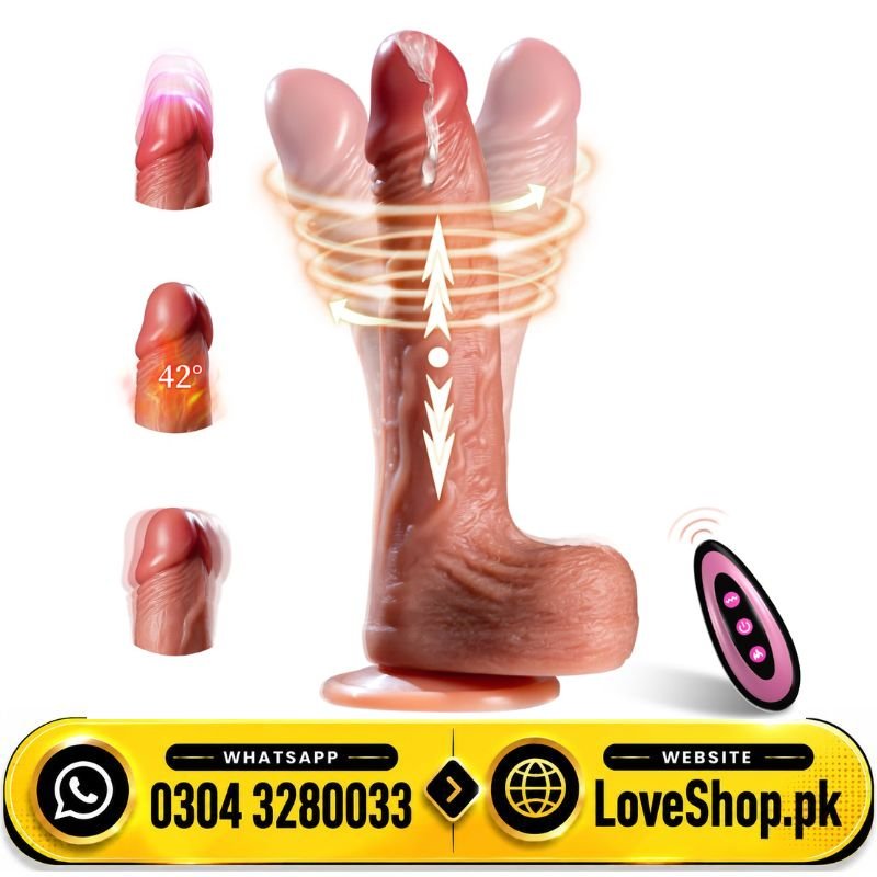 6 In 1 Realistic Dildos Vibrator With 9 Vibrations & 3 Thrusting Swing & Heating Modes