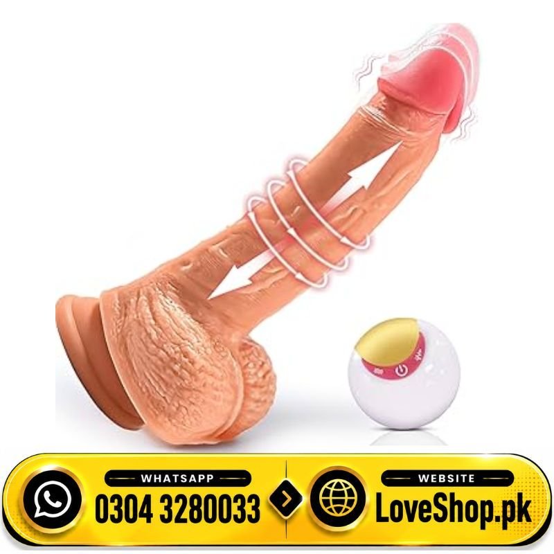 8 Thrusting & Vibrating Modes Realistic Thrusting Dildo