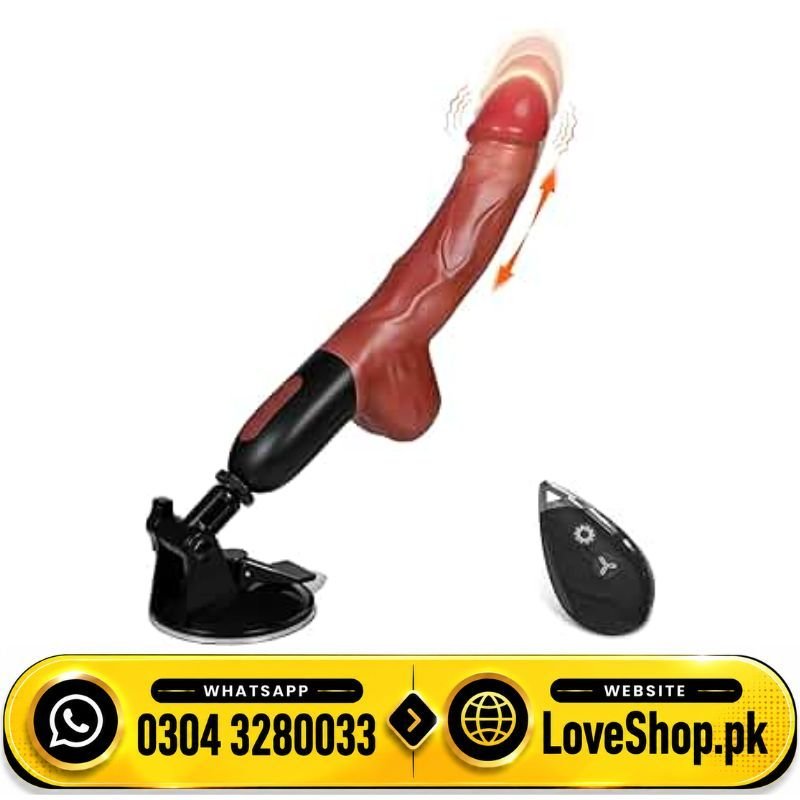 9-8-Realistic Thrusting Dildo Sex Machine With 7 Thrusting 7 Vibration Modes