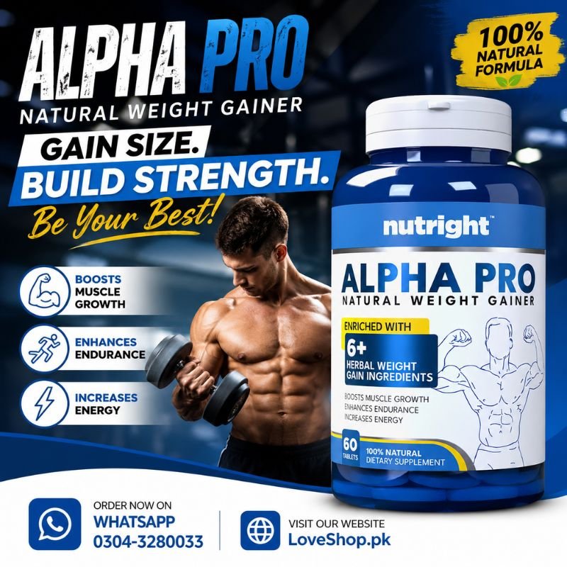 Alpha Pro Weight Gain Tablets Price In Pakistan