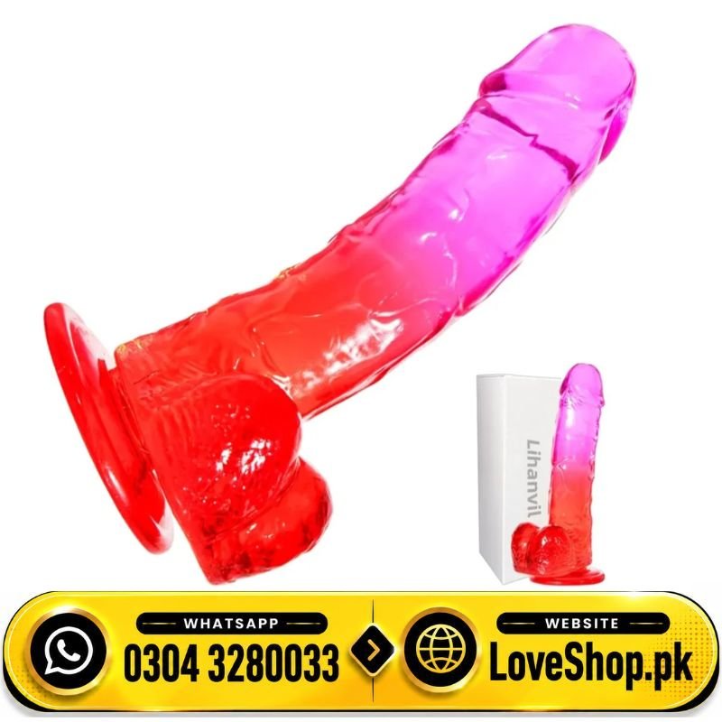 Colorful Flexible G-Spot Silicone Dildo In Pakistan