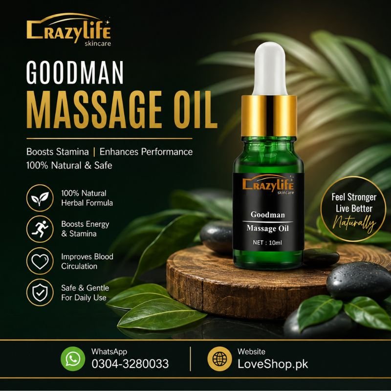 Crazy Life Goodman Massage Oil Price In Pakistan