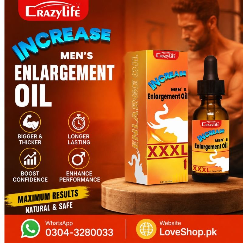 Crazy Life Increase Men Enlargement Oil In Pakistan