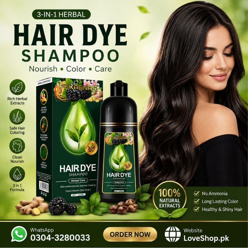 Fekagnas Hair Dye Herbal Shampoo