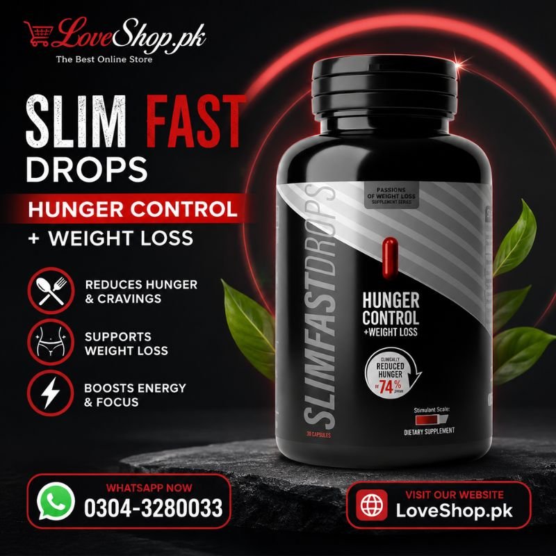 Slim Fast Drops Hunger Control + Weight Loss Capsule Price In Pakistan