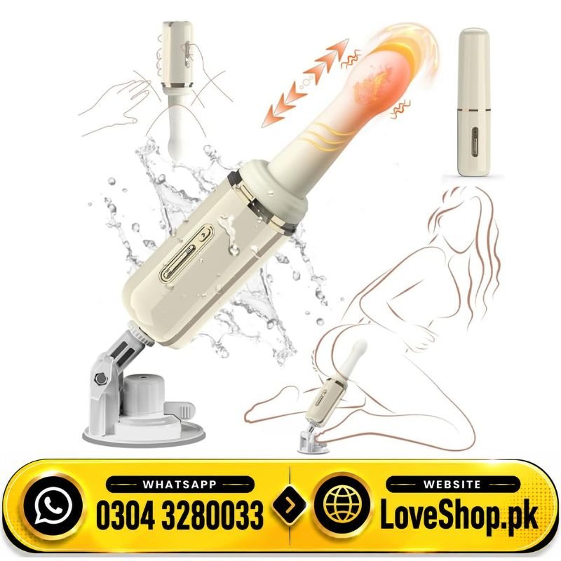 Telescopic Thrusting Dildo Vibrator Massager Sex Machine With 7 Thrusting & 7 Vibrating