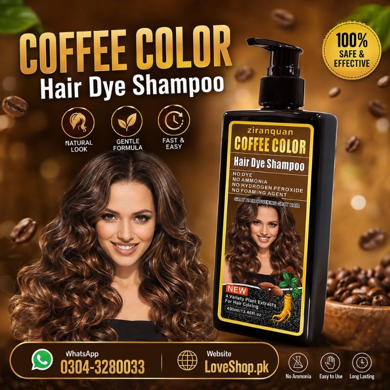 Ziranquan Coffee Color Hair Dye Shampoo