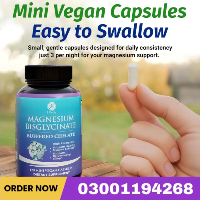 1 Body Magnesium Bisglycinate Capsule In Pakistan