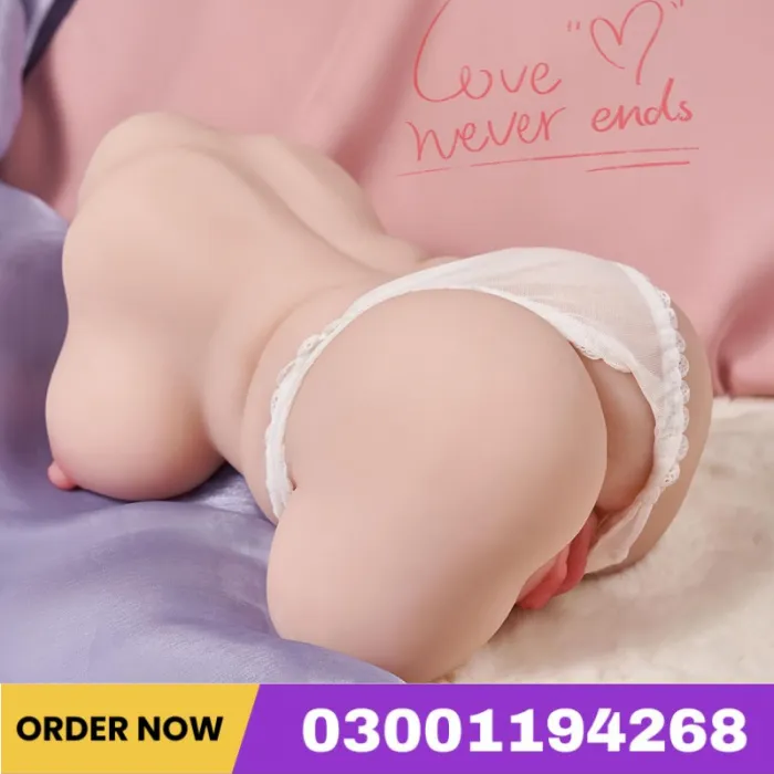 3.9LB BBW Sex Doll Male Masturbator, Adult Torso Doll with Perky Boobs Vagina and Anal Pocket Pussy Sex Toys for Men Masturbation, Portable Mini Love Doll Pussy Ass Male Sex Toys