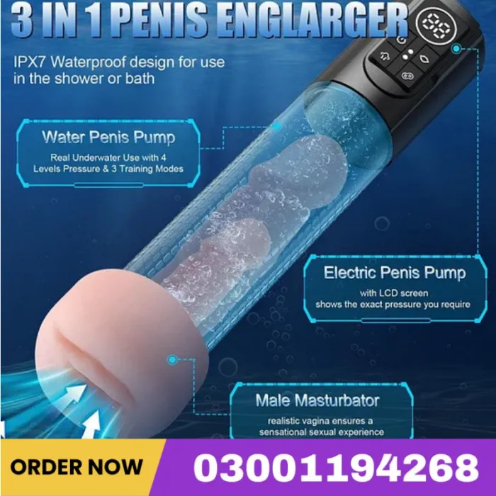 4 Training Pressure And 3 Suction Modes Automatic Electric Air Water Extender Dick Enlarger