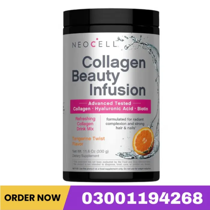 NeoCell Collagen Beauty Infusion with Hyaluronic Acid + Biotin Tangerine Twist Flavor, 330 g