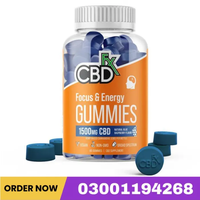CBD Gummies for Focus & Energy 1500mg Price In Pakistan