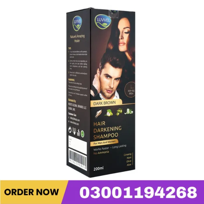 Luvvel Hair Darkening Shampoo In Pakistan