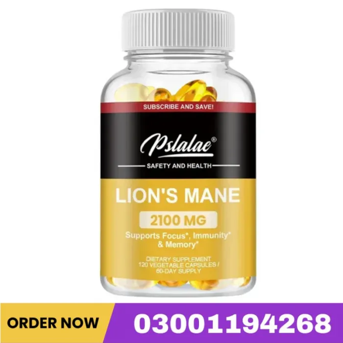 Natural Lion’s Mane Mushroom – Cognitive & Brain Health Boost Price In Pakistan