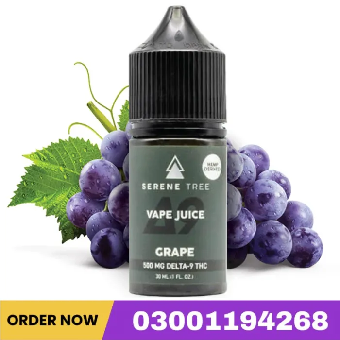 Serene Tree Delta-9 THC Grape Vape Juice 1200mg