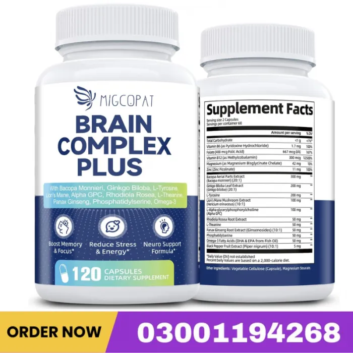 Migcopat Brain Complex Plus Capsule Price In Pakistan