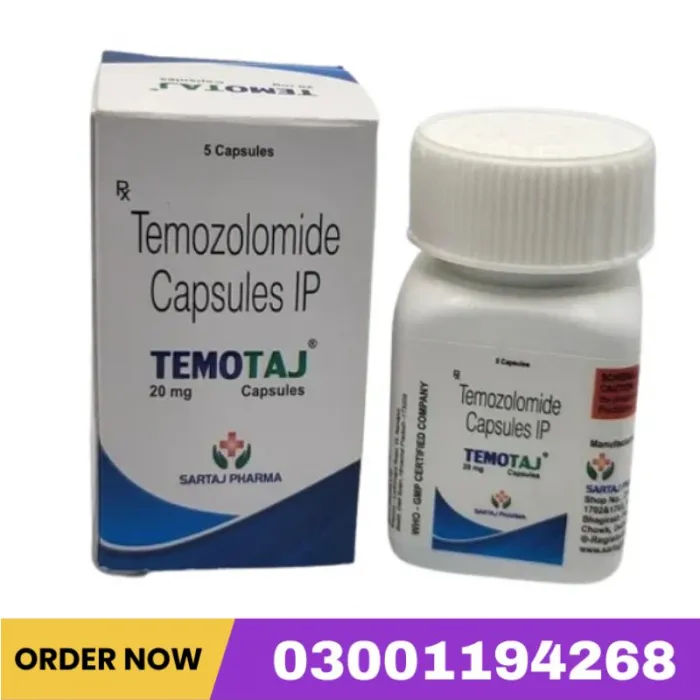 Temotaj 20mg 5’s Capsules (Temozolomide)