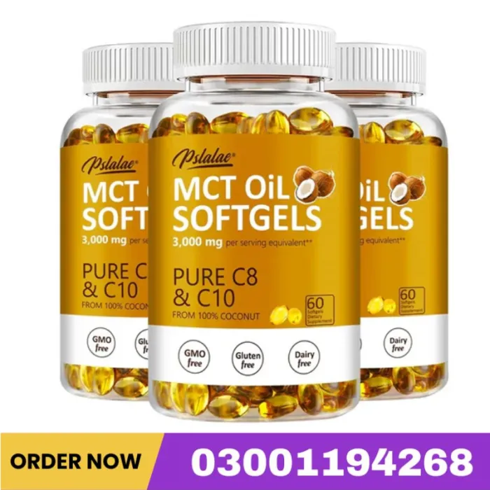 MCT Oil Capsules – Fat Burner & Focus Support Price In Pakistan