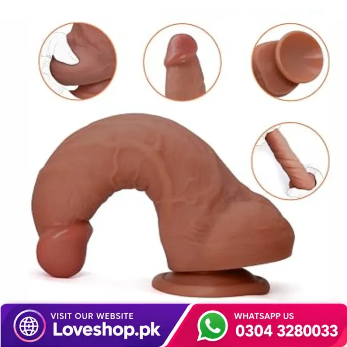 7 Inch Ultra Soft Thick Anal Dildo In Pakistan