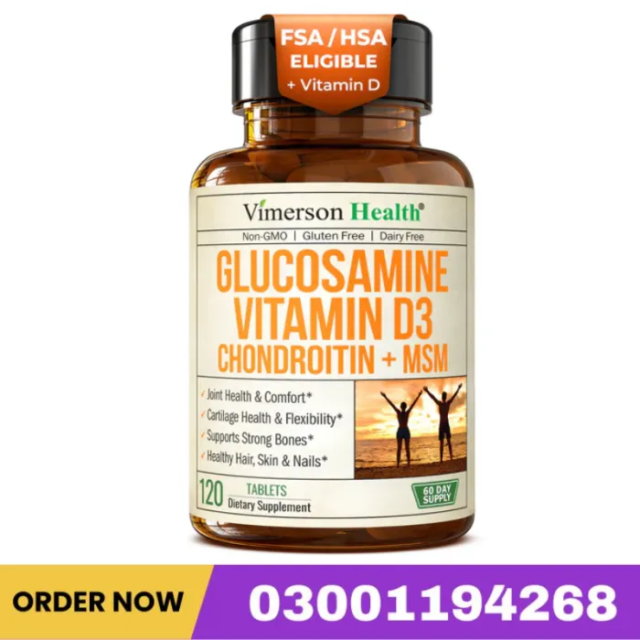 Vimerson Health Glucosamine Vitamin D3 Chondroitin+Msm Capsule Price In Pakistan 