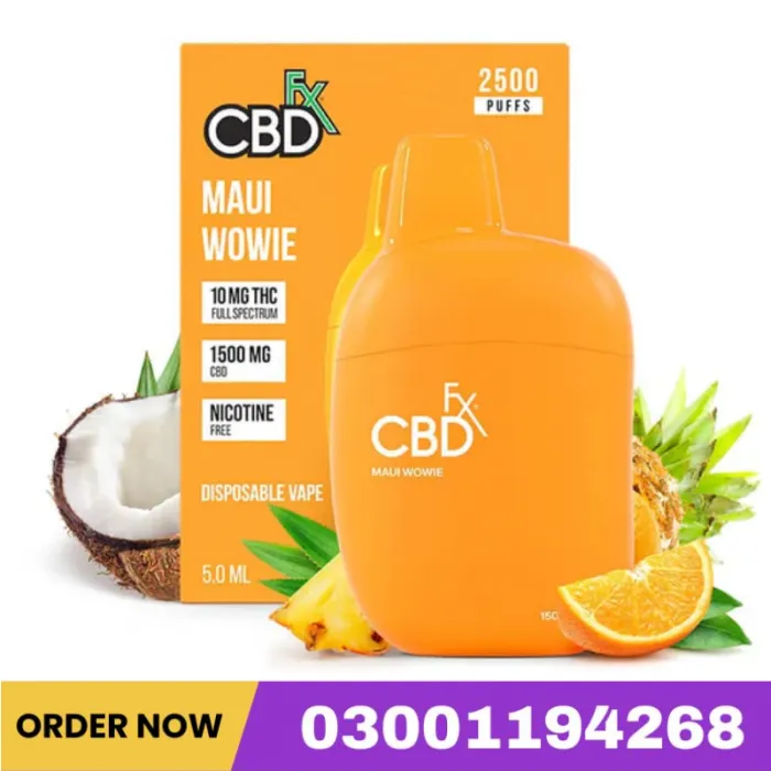 Maui Wowie THC Vape Pen 1500mg CBD + 10mg THC Price In Pakistan