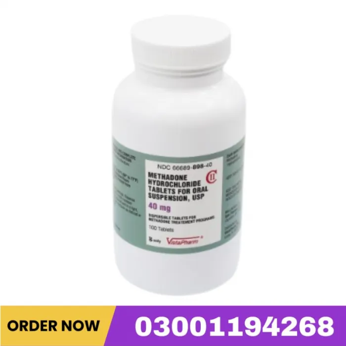 Methadone HCl Tablet for Oral Suspension 40 mg In Pakistan
