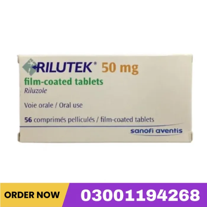 Rilutek 50mg 56’s Tablets Riluzole