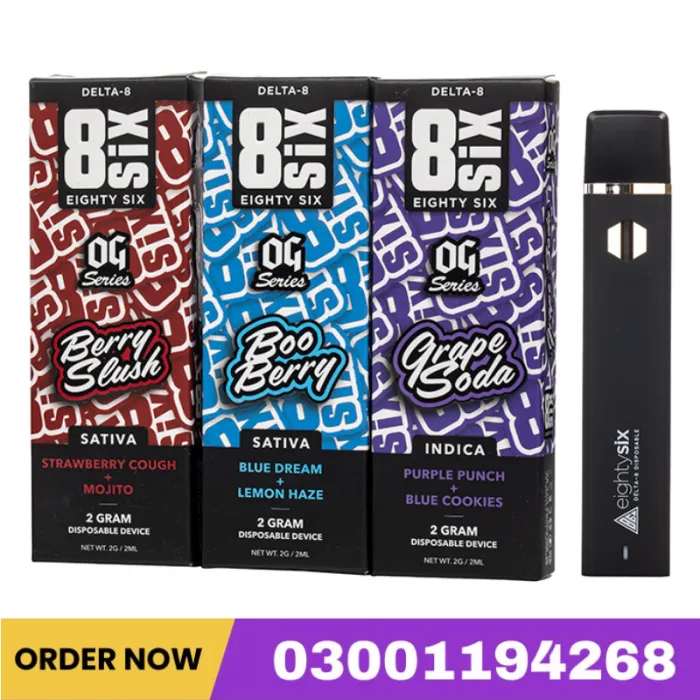 Eighty Six Delta 8 OG Series Disposable 2G