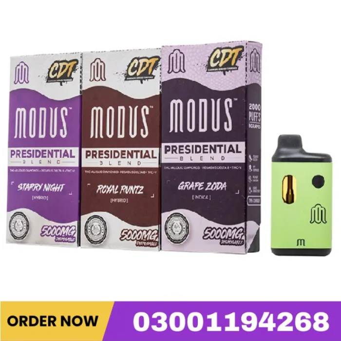Modus Presidential Blend Disposable | 5g In Pakistan