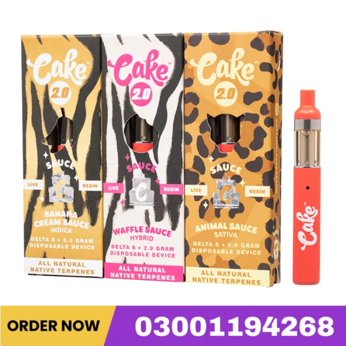 Cake Animal Print Live Resin Delta-8 Disposable Vape | 2g In Pakistan