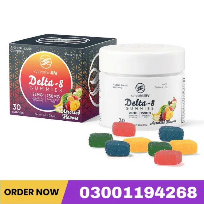 Cannabis Life - Delta 8 Gummies - Assorted Flavors - 750mg in Pakistan