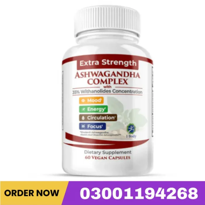 1 Body Ashwagandha Complex Capsules In Pakistan