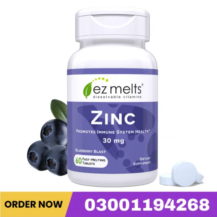 Ez Melts Dissolvable Zinc 30 Mg Supplement In Pakistan