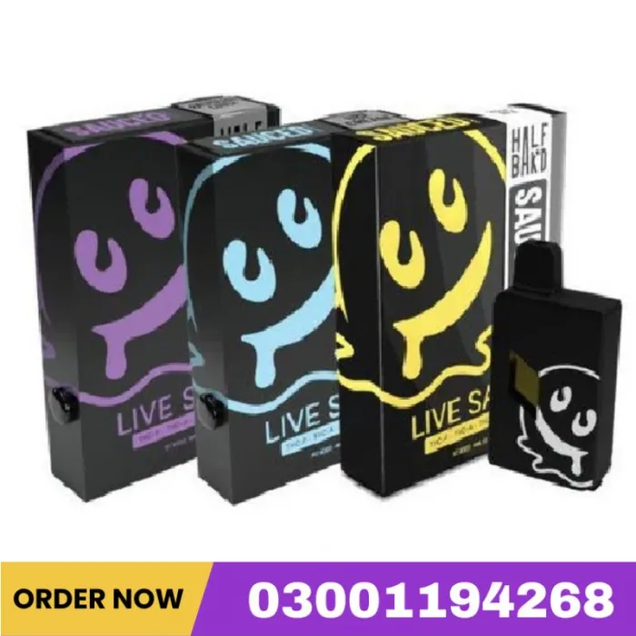 Half Bak'd Live Resin Sauced Disposable | 4g in Pakistan