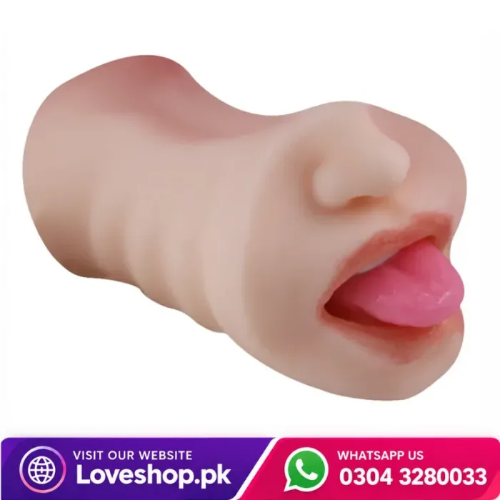 Lola - 1.1 Lbs Connected 2 In 1 Pocket Pussy With Oral And Vaginal Price In Pakistan