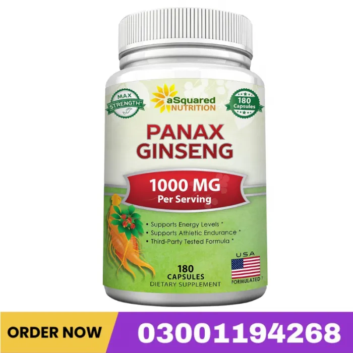 Asquared Nutrition Panax Ginseng Capsules Price In Pakistan