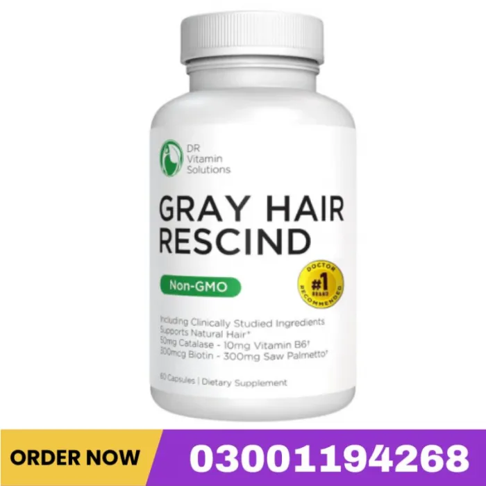 Gray Hair Rescind With Catalase Capsules In Pakistan