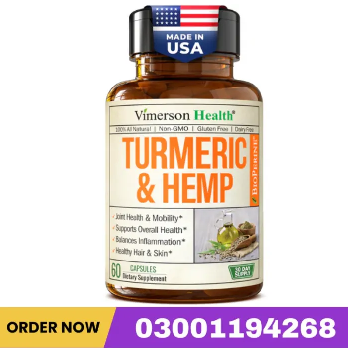 Vimerson Health Turmeric & Hemp Capsule Price In Pakistan