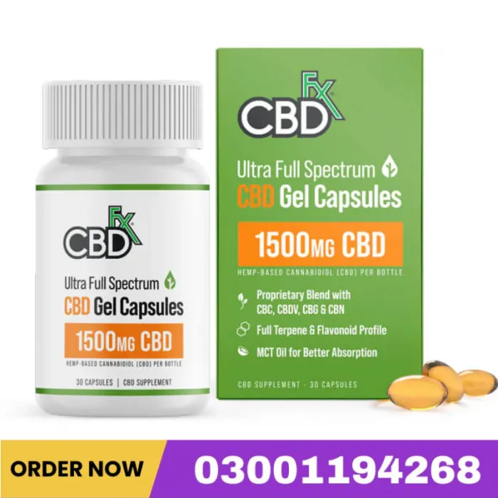 Full Spectrum CBD Soft Gel Capsules 1500-6000mg Price In Pakistan