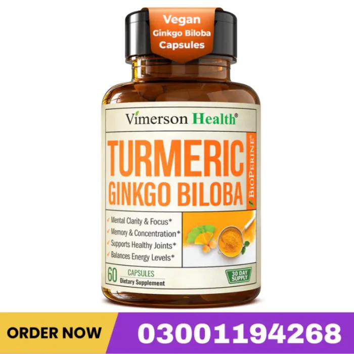 Vimerson Health Turmeric Ginkgo Biloba Capsule Price In Pakistan 
