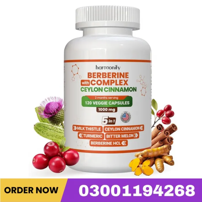 Harmonify Berberine With Ceylon Cinnamon Capsules In Pakistan