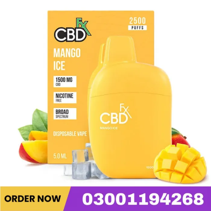 Mango Ice CBD Vape Pen 1500mg Price In Pakistan