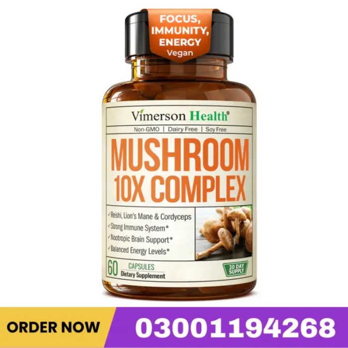 Vimerson Health Mushroom 10x Complex Capsule Price In Pakistan