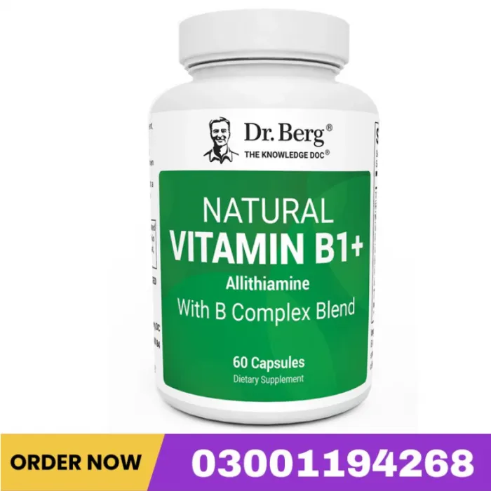 Natural Vitamin B1+ Allithiamine With B Complex Blend – 60 Capsules