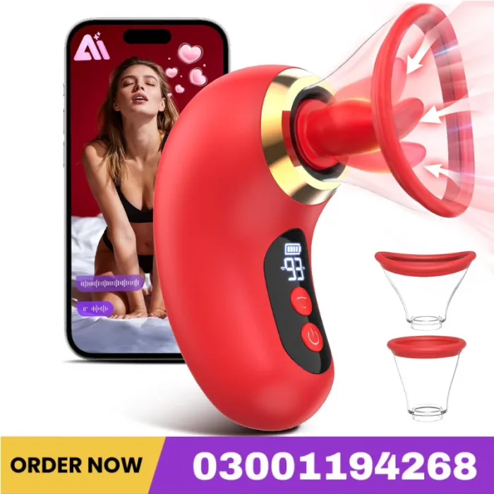 Vibrator Sex Toys For Women - 5in1 AI App Rose Toy Adult Toys Sucking Vibrator Price In Pakistan