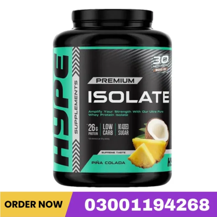 Hype Premium Whey Protein Isolate (Pina Colada) 900G In Pakistan