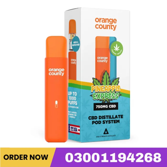 Pineapple Express 1ml Disposable CBD Vape Pen - (750mg) In Pakistan
