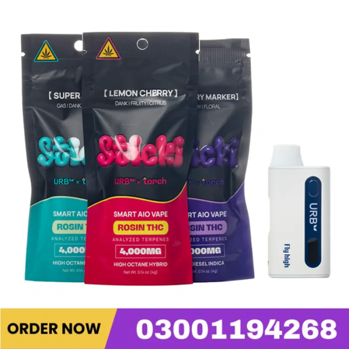 Torch x URB Sticki THCA Rosin Disposable 4G in Pakistan