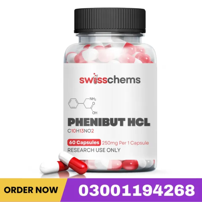 Phenibut Hcl (250Mg/Capsule), 60 Capsule Price In Pakistan